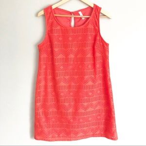 Xhilaration | Sleeveless Coral Dress